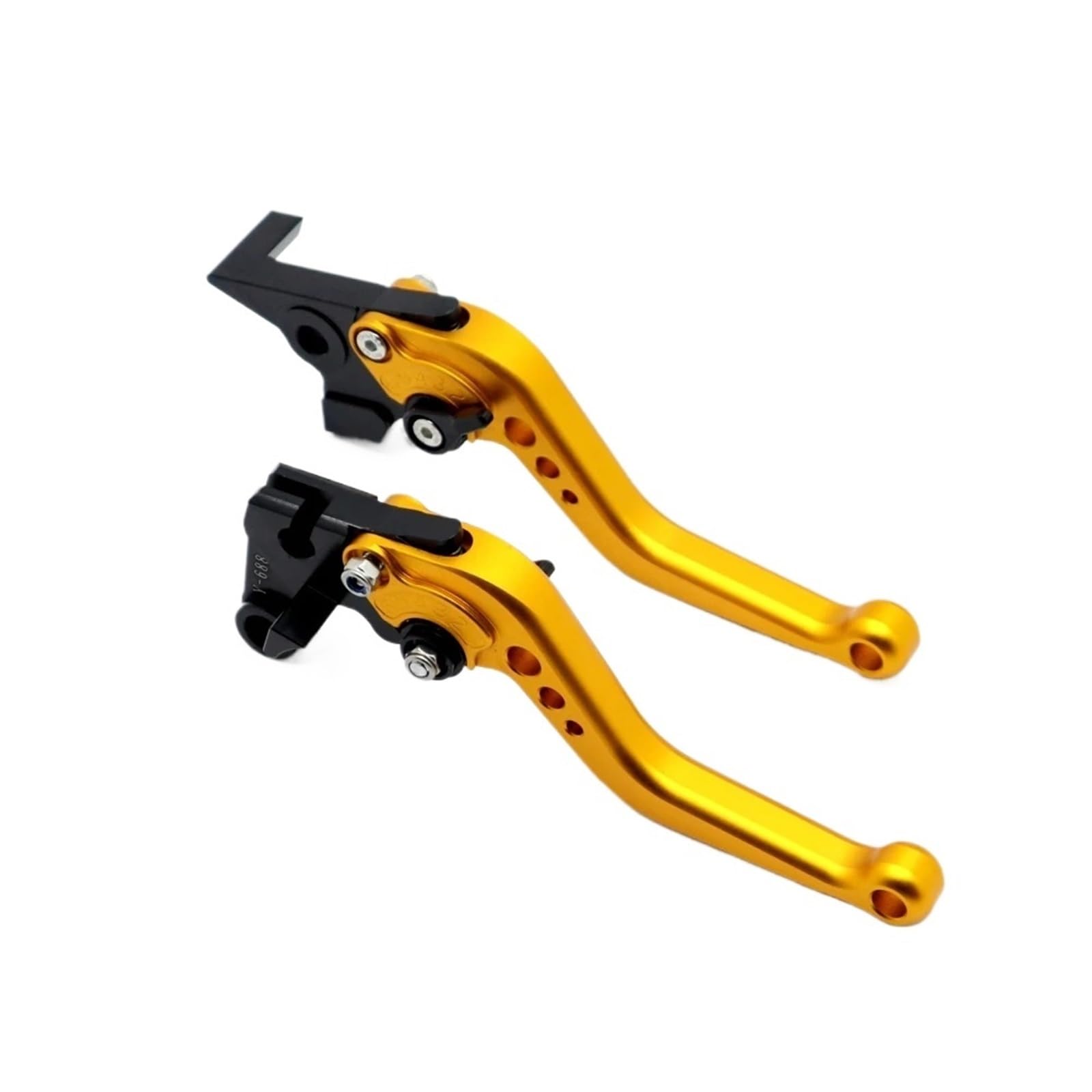 Hguvsjd Yellow For Tdm900 Bt1100 For Fzs600 For Xjr400 For Xjr400r Motorcycle Accessories Cnc Brake Clutch Levers Motorcycle Brake Lever(Yellow)