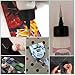Art Glitter Designer Dries Clear Adhesive Non-Toxic Water-Based 2oz (60ml) and 16oz (480ml) with Metal Tip Precision Application Writing Tool — Arts and Crafts Scrapbooking Supplies Kit