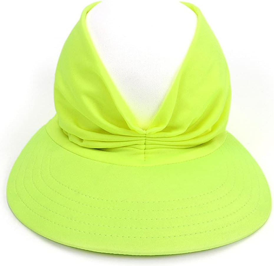 Hat Women's Sun Visor Sun Hat Anti-UV Outdoor Elastic Hollow Top Hat Elegant Beach Caps