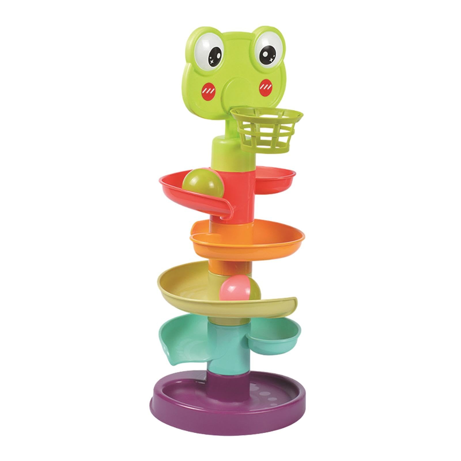 Drop Go Balls Ramp Toy Frog Ball Run Ramp for Girls Boys Toys Gifts Children 5 Layer-image-38