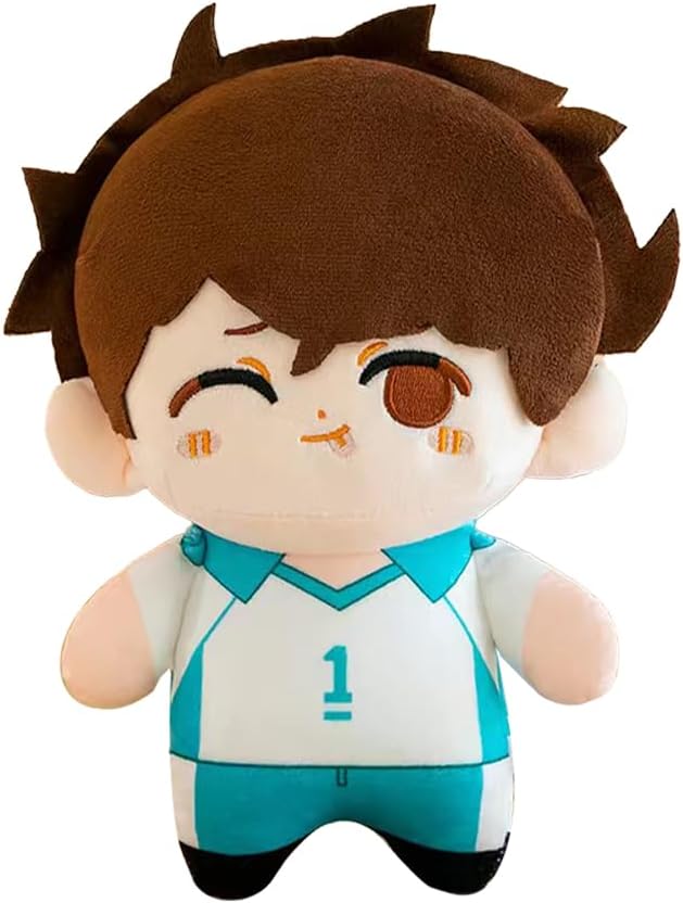 Oikawa Tooru Soft Figure Throw Pillow, 20cm Cute Anime Soft Figure Hug Pillow Schoolbag Wallet Pendant Charm Home Sofa Decoration Xmas Gifts