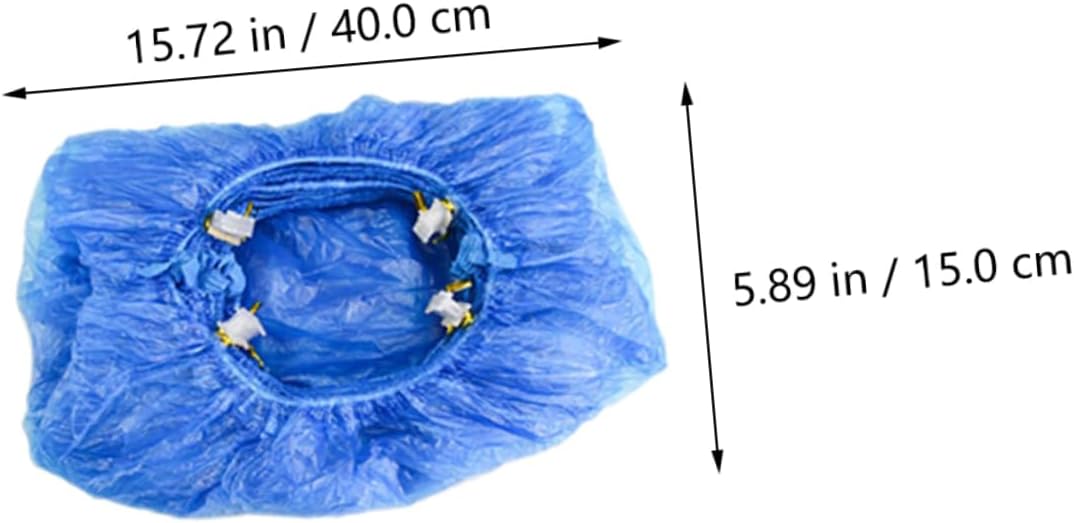 Holibanna 200pcs Eco-friendly Non Slip Shoe Covers Disposable Shoe Protectors Dustproof for Home