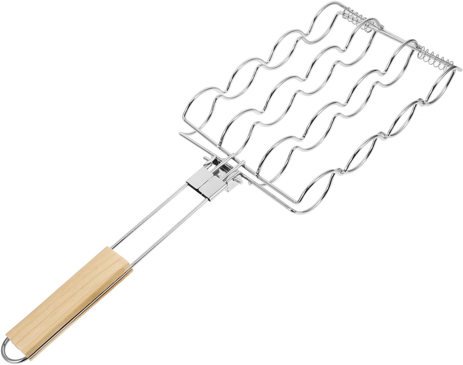 Folding Barbecue Net Clip Grill Topper Corn Grilling Rack Outdoor Barbecue Tool