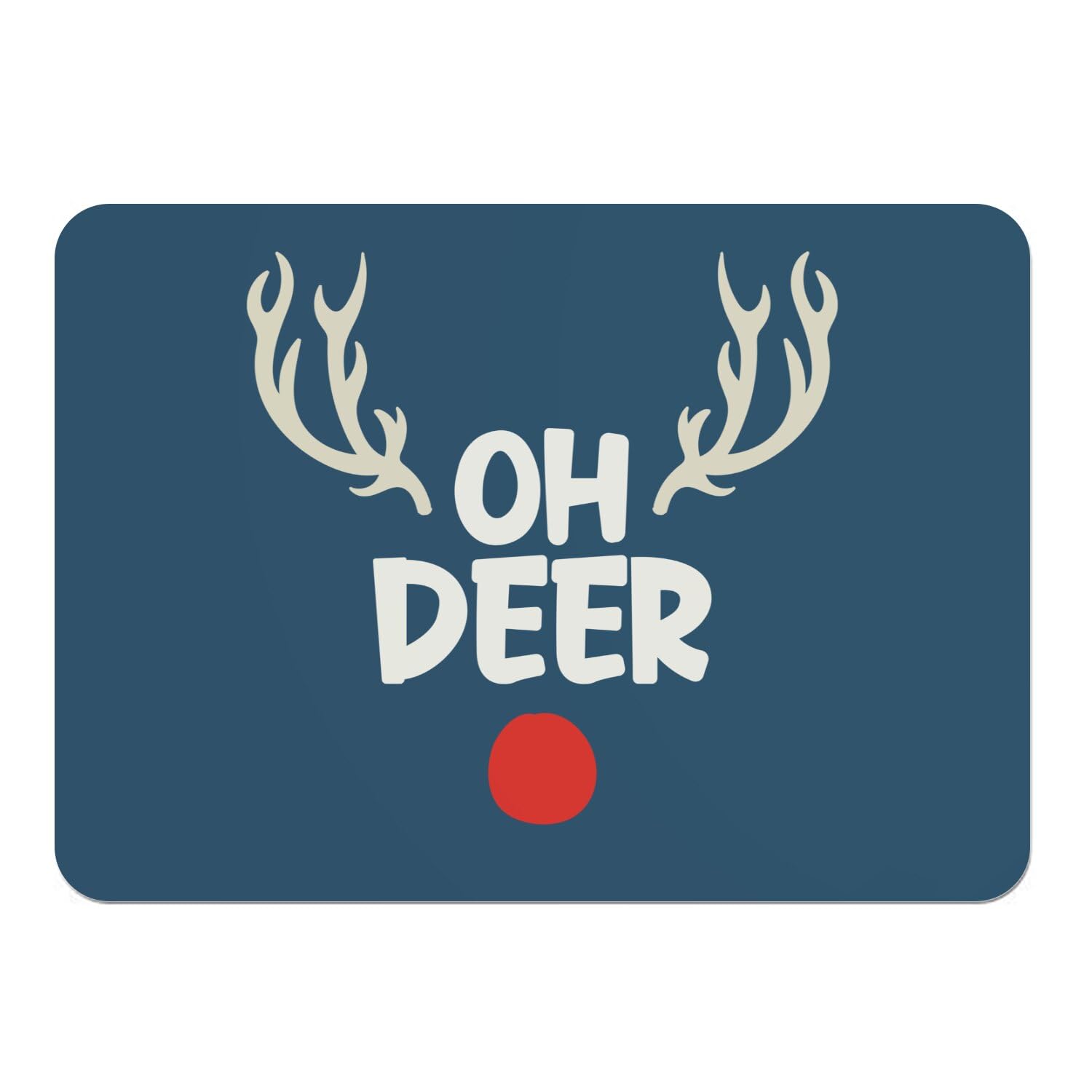 Sets de table Noël bleu Oh Deer pour sublimer votre repas de réveillon