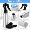 Ferrochef 20 Pack Aluminum Fine Mist Spray Bottles Portable 100ml/3.4oz Empty Reusable Refillable Silver Metal Sprayer for Travel Hairdressing Tattooing Flower Watering BBQ Smoker Food Mist #1