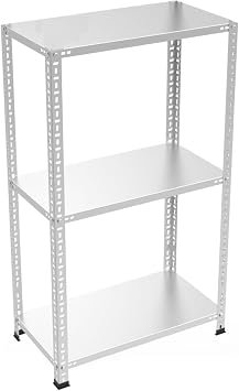Rafburada 3 Katl  59X93-150 Cm Galvaniz  elik Raf. Depo, Ar iv, Dosya Raf  -1.00 Mm