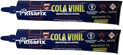 Kit 2 Colas Vinil Bisnaga Adesivo Toldos Piscina Barracas Lonas PVC 75gr
