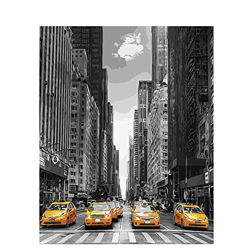 djjinhao - 1000 Piezas Puzzle - Coche Deportivo Callejero de Nueva York - Rompecabezas para niños Adultos Juego Creativo Rompecabezas Navidad decoración del hogar Regalo