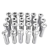 8MILELAKE 23-Piece Precision R8 Collet Set