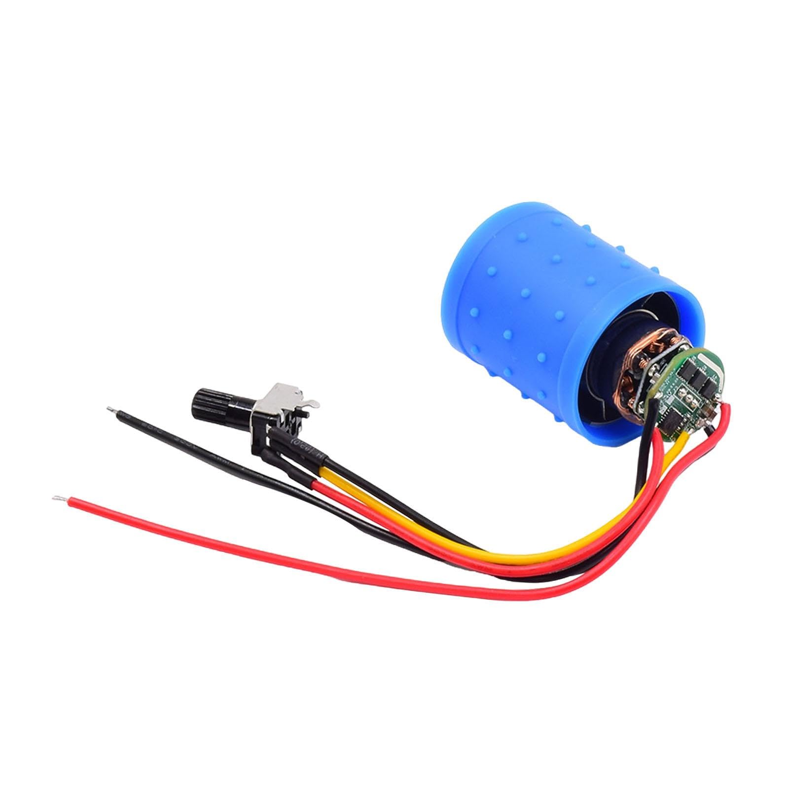 CALANDIS Mini Brushless Motor Metal Stepless Speed Motor Aluminum Impeller Ducted Fan 9V 12V 100000RPM, Stepper Motors, Electric Motors-image-21