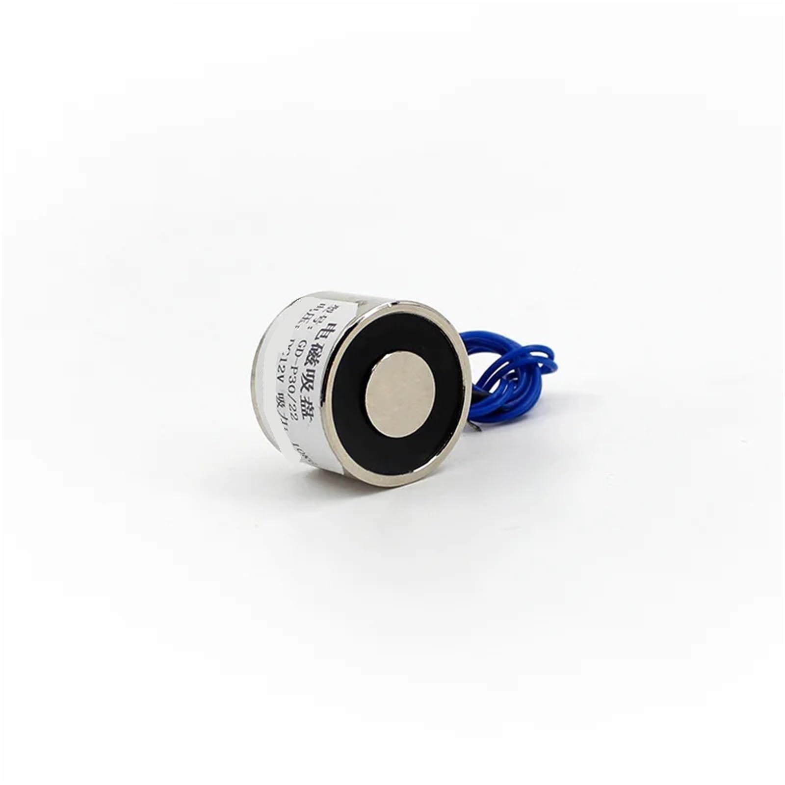 1 pz. Elettromagnete a Ventosa da 0,3 a 120 kg, DC 12 V, solenoide elettromagnetico Chiuso, Piccolo elettromagnete, Bobina da 24 V, Imans 12/24 Volt(D30H25mm 15KG,DC 12V)