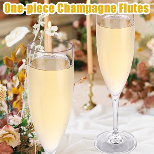 Copas de plástico reutilizables con diseño elegante para aniversarios 5