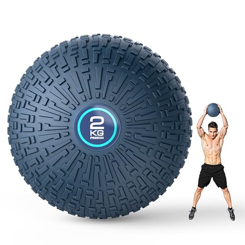 PROIRON Medicine Ball, 2/3/5/8/10kg Slam Ball Textured Grip，No Bounce Exercise Ball for Cross Training and Strength Training