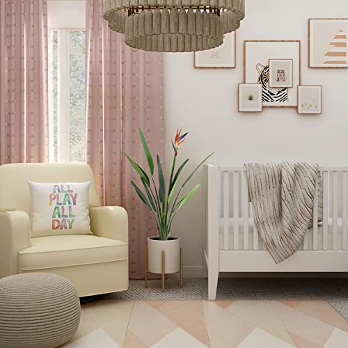 Momoplant Artificial Banana Tree Bird Of Paradise Plant 3.25Ft Fake Tropical Palm Trees In Plastic Pot Faux Tree For Decor Indoor Or Outdoor Home Office, 2 Pcs(39 Inch) #TOP2