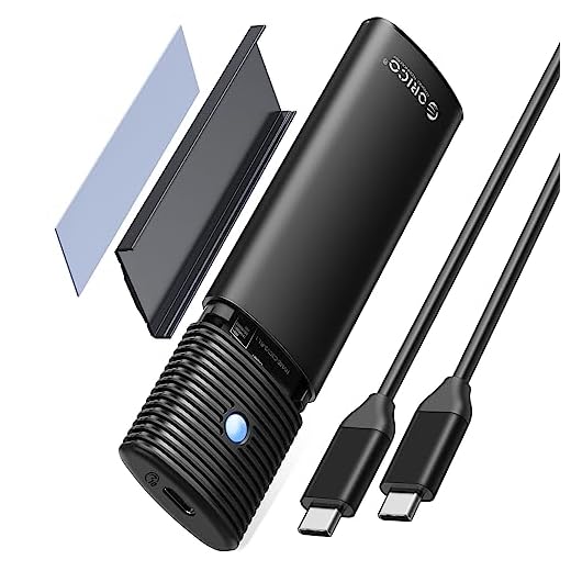 ORICO Carcasa SSD M2 NVMe SATA 10Gbps USB 3.2 Gen 2, 5Gbps, Caja Compatible con 2230, 2242, 2260, 2280, Recintos Sin Herramientas, UASP- PWDM2G2-BK
