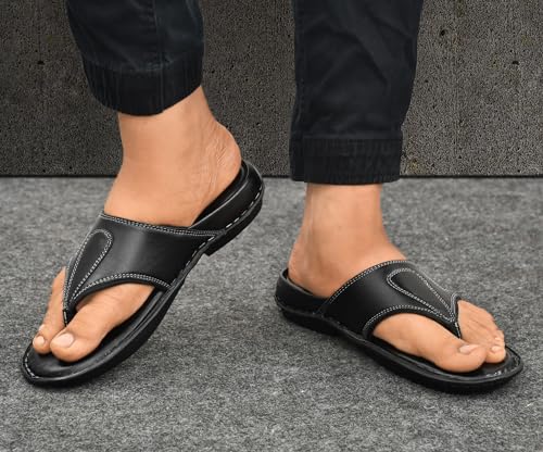 Image of MKS Shoes Men Synthetic Leather Sandal