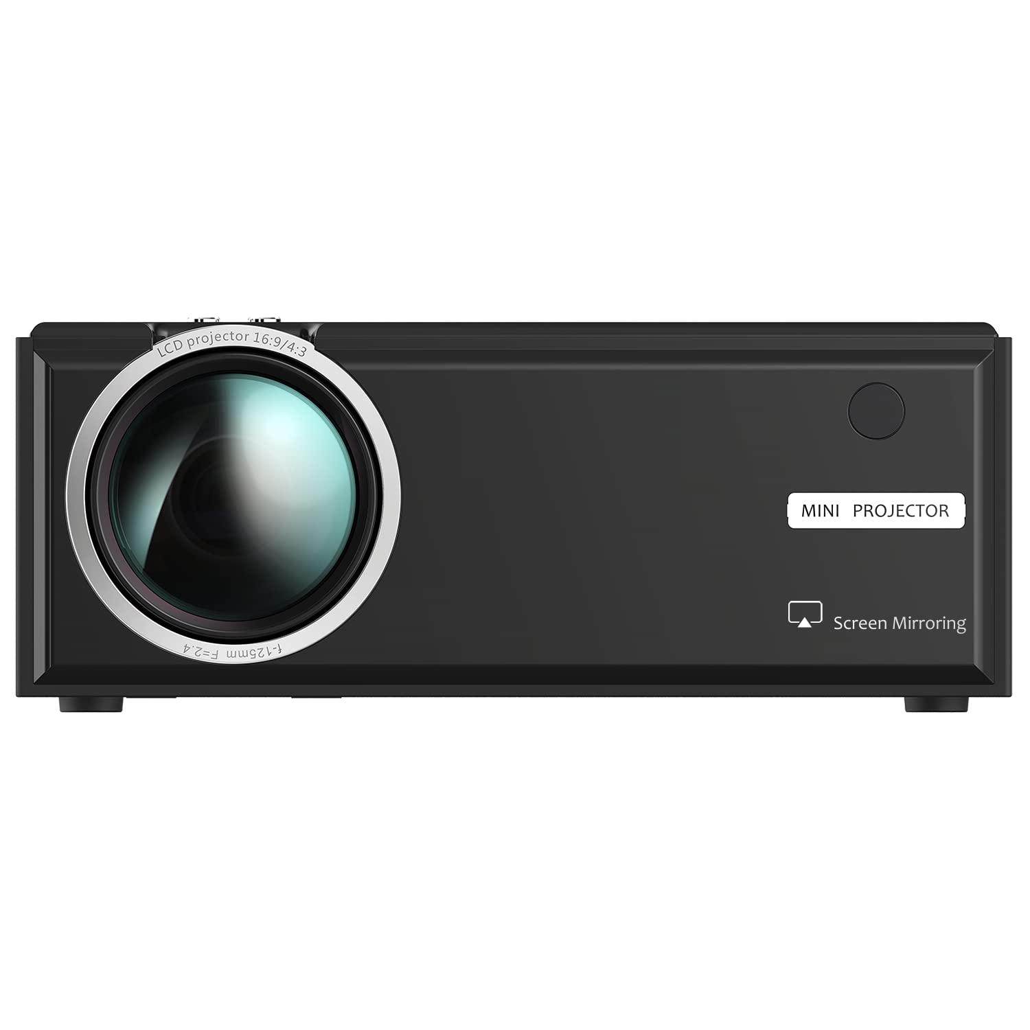 QAWACHH Full hd WiFi Brand Mini Projector C8 Black 1800 Lumens-image-28