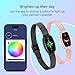 PNMNBW Long Distance Touch Bracelets for Couples, Vibration & Light up | Long Distance Couples Bracelets Relationship Gifts for Girlfriend Bluetooth Pairing Jewelry Xmas Gifts