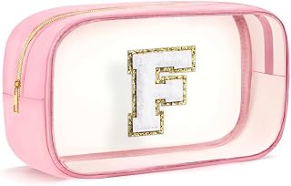 Clear Toiltery Bags - Gift for 9 10 11 12 13 Year Old Girl Personalized Makeup Bag for Women Waterproof Toietry Bag Travel Accessories Gifts for Teen Girls Birthday Gifts