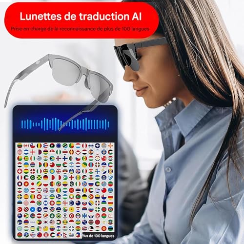 Lunettes de traduction AI avec interprétation de 100 langues - 3
