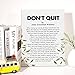 Canvas Wall Art Inspirational Don't Quit Canvas Print Positive Painting Home Wall Decor Framed Gift 12x15 Inch