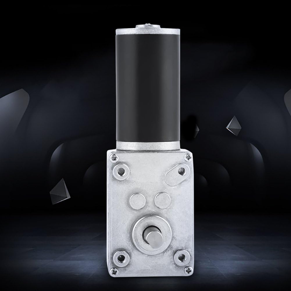 Dpofirs 31ZY Motor, 12V 200 U/min 5840-31ZY Permanentmagnet DC Turbo Schneckengetriebemotor Untersetzungsmotor Untersetzungsmotor Getriebemotor