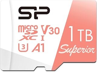 Silicon Power 1TB Micro SD Card U3 SDXC microsdxc High Speed MicroSD Memory Card with Adapter