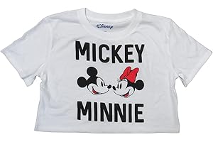 Minnie Mouse Black and White Crop Top for Women