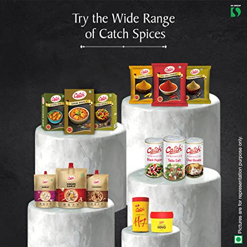 Image of Catch Masala Combo Coriander Powder 200 + Turmeric Powder 200 + Red Chilli Powder 200 + Cumin Whole 200 + Hing 50 (Pack of Five) - Masala /Spice Combo