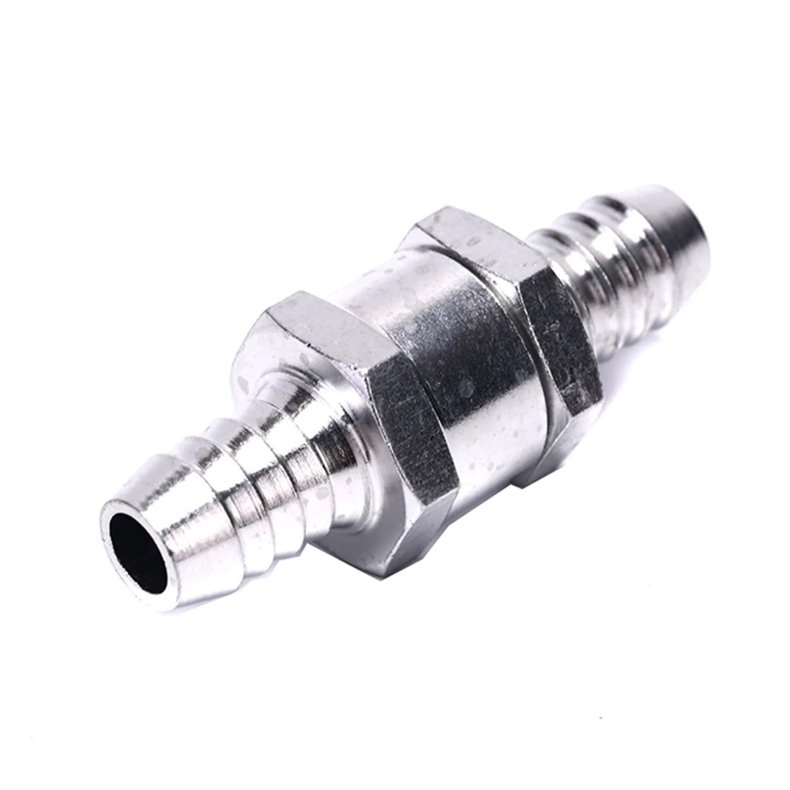 Isolation Valve One-Way Non-Return Check Valve Aluminium Fuel Water Gas Air Vacuum Petrol Diesel 4 Size Valves 6/8/10/12mm for Marine Automotive(6mm)