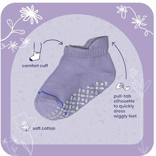 Goldbug Tiny Treads Socks - Socks with Grips for Baby, Toddler and Kids3