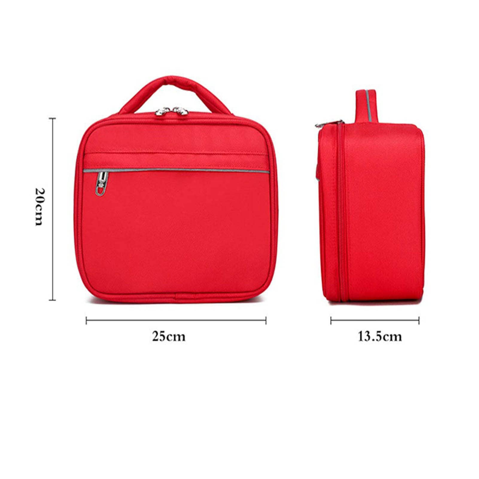 Torba pierwszej pomocy, apteczka, kompaktowa torba na apteczkę, etui Lekka torba do przechowywania leków Wielofunkcyjna warstwowa (kolor: pomarańczowy) (pomarańczowy)
