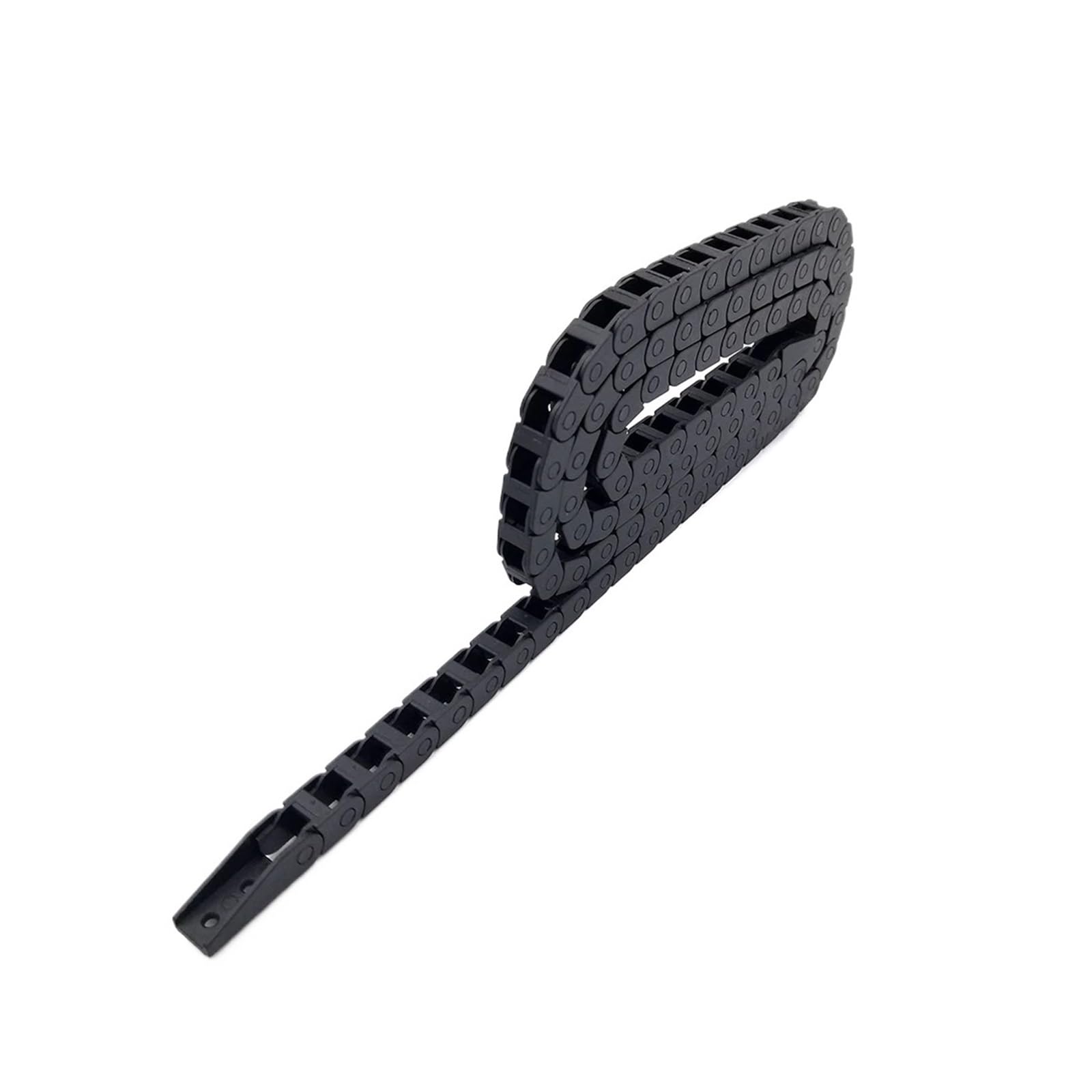 Chaîne porte-câble en nylon robuste de type pont non ouvrante 1m - 4