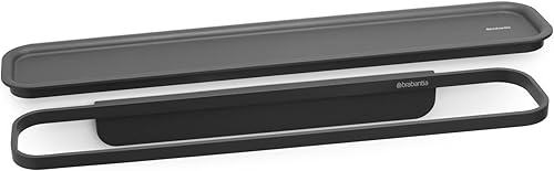 Miniatura 4 de Brabantia MindSet - Estante de baño montado en la pared, soporte para toallas (gris mineral infinito) antioxidante para soporte para cepillos de