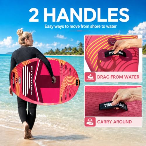 Image of Inflatable Stand Up Paddle Board, Wide Stable SUP Accessories