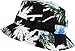 KBM-006 BLK-BLU Flag Patriotic Stars and Stripes Floral Galaxy Leaf Aztec Tropical Print Bucket Hat Summer Boonie Cap