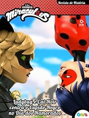 Capa de Ladybug Revista de História Ed.01: Ladybug e Cat Noir contra o cupido Negro no Dia dos Namorados