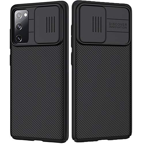 Capa para Galaxy S20 FE 5G com capa para câmera, S20 FE 5G de sílica líquida macia à prova de choque
