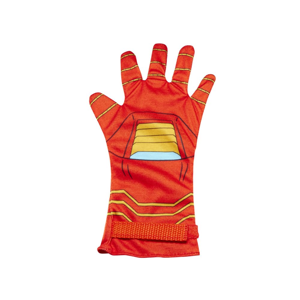 Marvel Iron Man et Ses Amis Extraordinaires, Pack de déguisement du héros en Armure, Masque et Gant électronique Iron Man, pour Enfants, dès 3 Ans