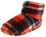 weißer pelz auf der zunge  Dunlop Herren Rot/Wei� Kunstpelz Slipper Stiefel EU 44/45