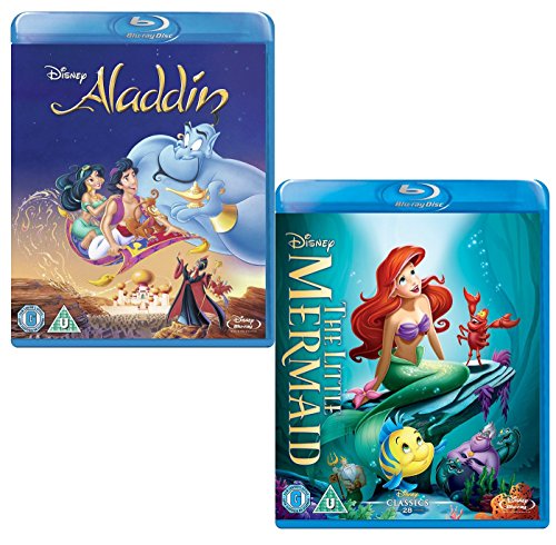 Aladdin - Little Mermaid - 2 Movie Bundling Blu-ray