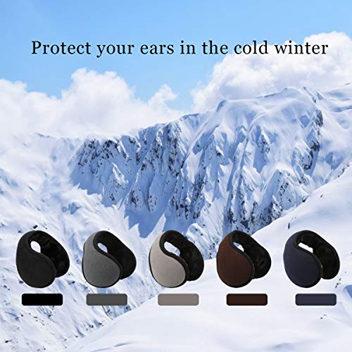 Ear Muffs For Winter Men Women, Fleece Ear Warmers Winter Warm Earmuffs For Cold Winters Adjustable - Image 8