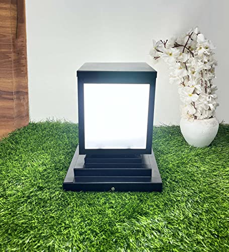Image of BrighLyt Outdoor Gate Light & Garden Lamp - Waterproof LED Pillar Light for Main Entrance, Balcony & Pathway (GL21, Pack of 1)