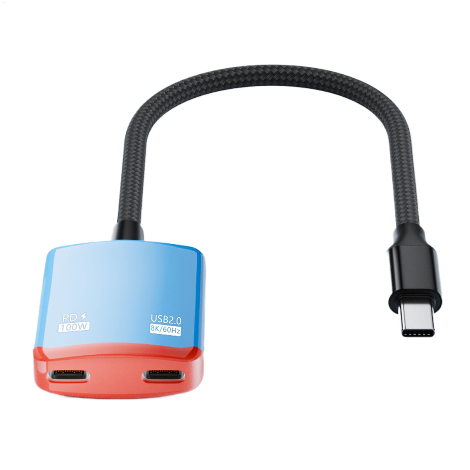 Adaptador tipo C 8K con sistema Plug and Play para transmisión de audio de juego 8