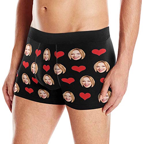 Custom Face Men's Boxer Briefs Underwear Shorts Underpants with Photo Picture2