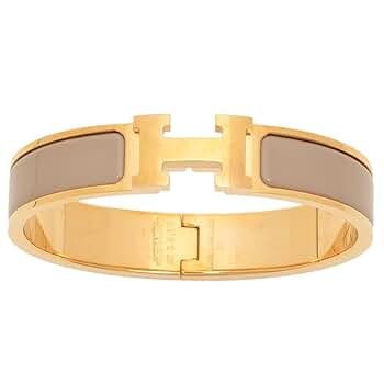 m*e様 エルメス　ゴールド バングル ベージュパネル m*e様 エルメス ゴールド バングル ベージュパネル エルメス