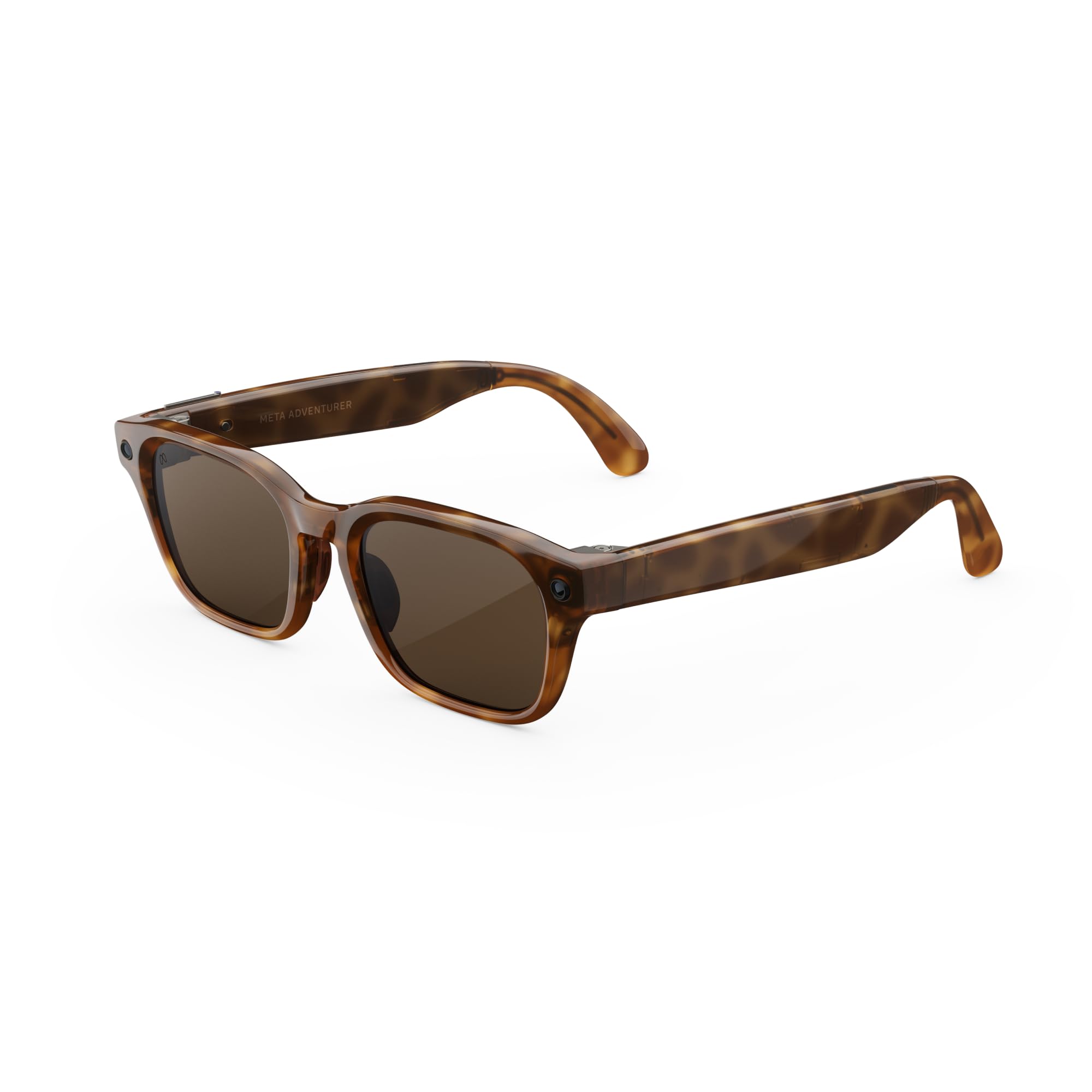 Meta Adventurer, Classic Tortoise | Gafas con IA para mujeres y hombres AI, cámara de 12 MP, traducción en tiempo real — Resolución 3K HD — Más de 8 horas de batería — Lentes en marrón