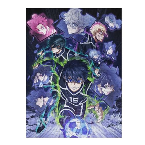 ブルーロック ジグソーパズル 500ピース 益智減圧玩具 木製パズル インテリア ストレスを解消する 大人用 子供用 児童益智興味 プレゼント (500ピース/300ピース/1000ピース)