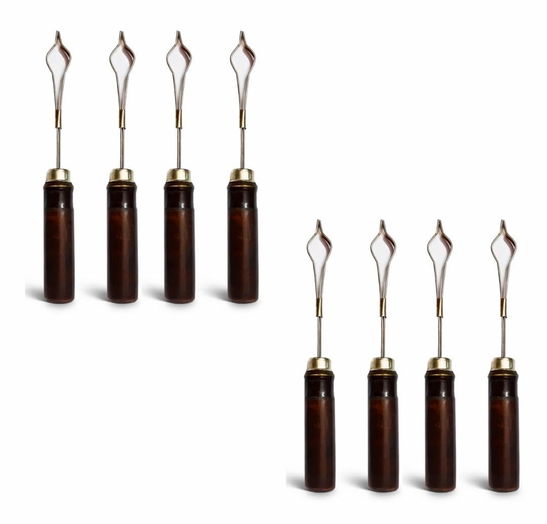 Test Tube Holder (Pack of 8) with Wooden Handle for Chemistry Lab, Pair of Holders for Holding Test Tubes in Labs and Industries-image-40