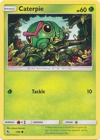 Pokemon Tarjeta Individual CATERPIE HIDDEN FATES